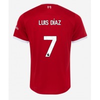 Camiseta Liverpool Luis Diaz #7 Primera Equipación 2023-24 manga corta